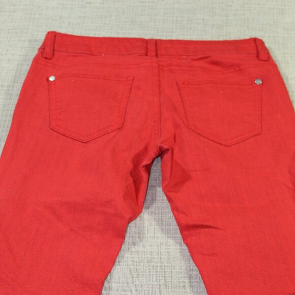 Vintage Y2K Forever 21 Size 26 Denim Red Jeans - Picture 2 of 6